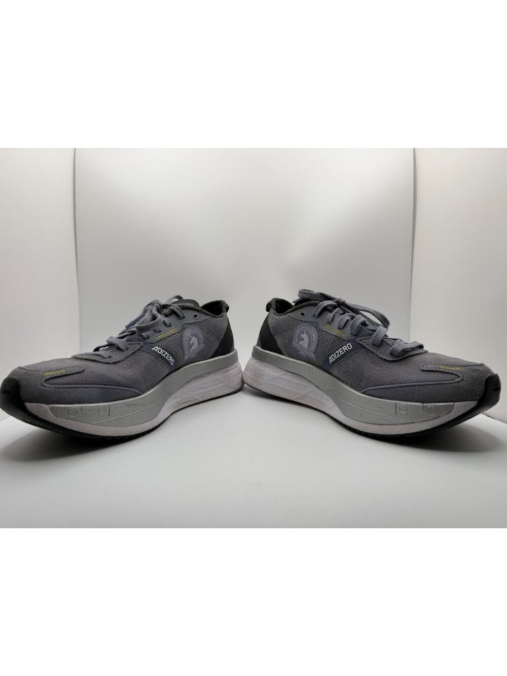 Adidas Adizero Boston 11 Running Sneakers Women's Size 7.5 Silver Violet/Black - Picture 7 of 16